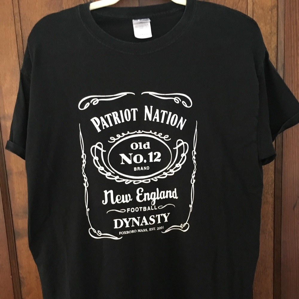 Patriots Jack Daniels dynasty tee